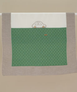 Copertina verde beige panna Ninnaoh