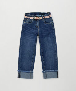 Jeans piega e cintura Sarabanda