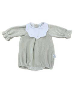 Pagliaccetto in ciniglia beige Pappa & latte