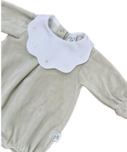 Alternative view of Pagliaccetto in ciniglia beige Pappa & latte