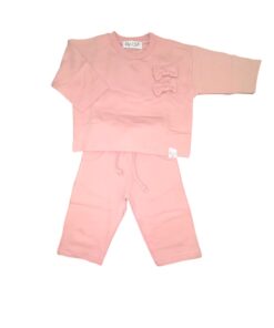 Tuta jogging rosa Pappa e Latte