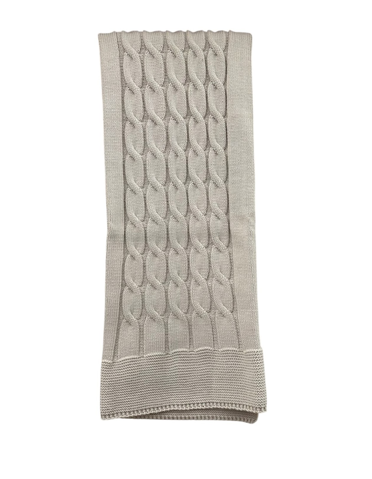 Copertina trama trecce beige Pappa & Latte