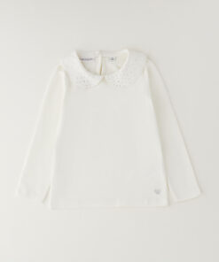 Maglia collo strass Sarabanda