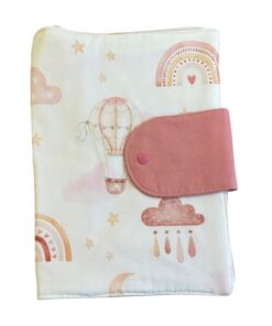 Porta pannolini e salviettine mongolfiere handmade