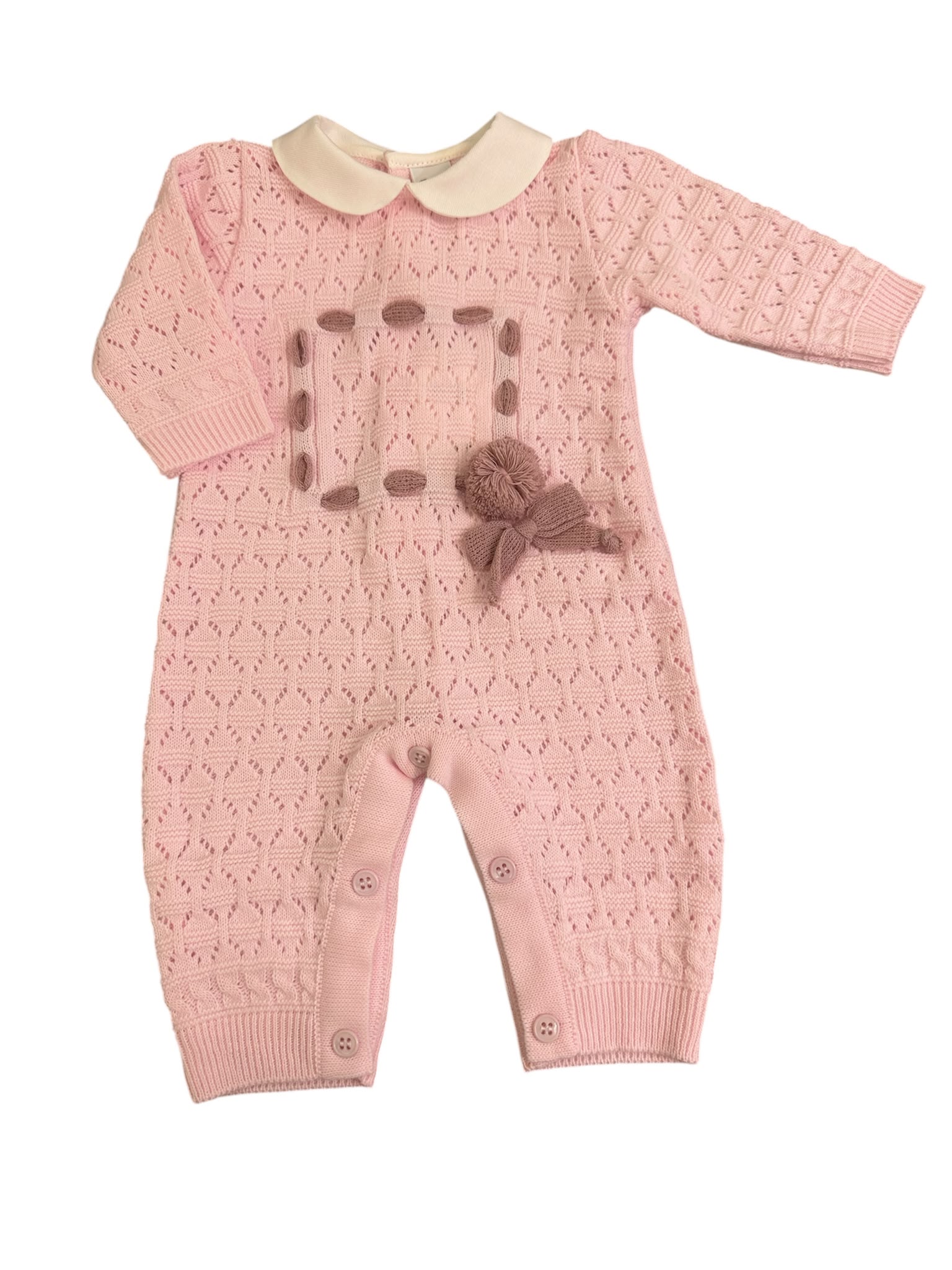 Tutina rosa fiocco Pappa e Latte