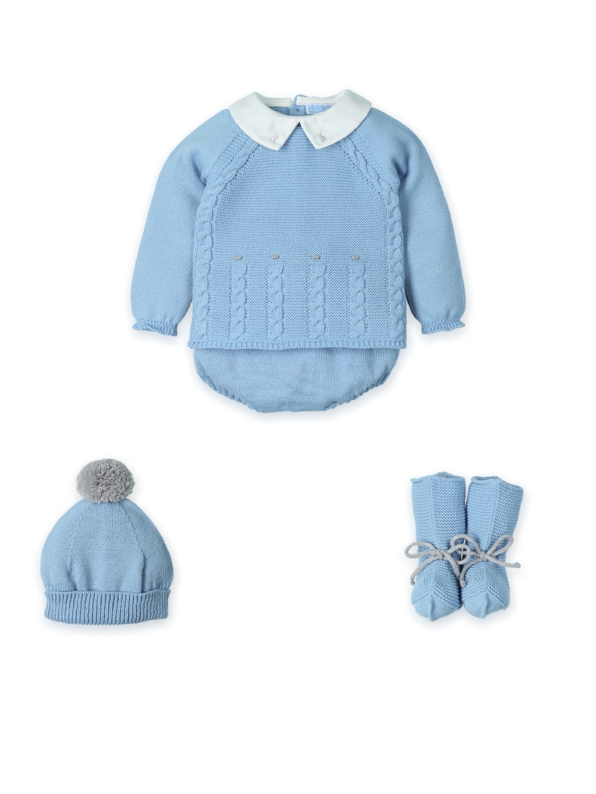 Completo 4 pezzi celeste Mac Ilusion