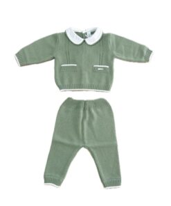 Completo due pezzi verde I Delfi