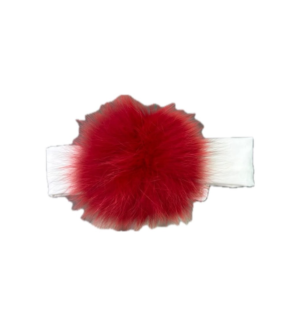 Fascia con pom pom rosso Ambarabà